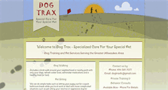 Desktop Screenshot of dogtraxllc.com